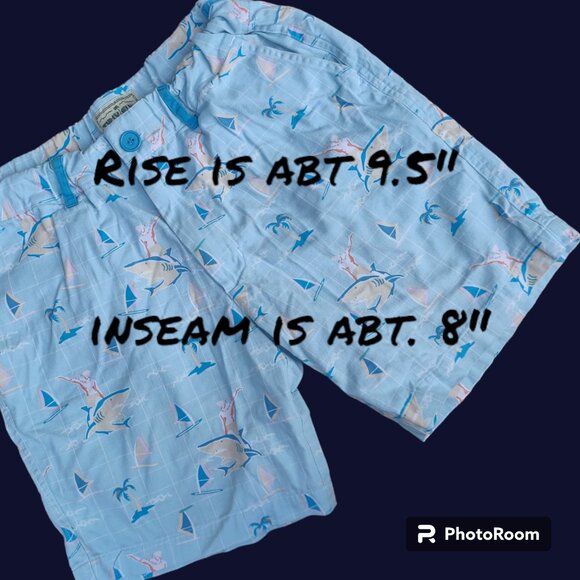 3 Pairs! Tipsy Elves Golf Shorts *Mens S* 2016 Sausage Party, Sharks & Rainbows - Picture 3 of 10